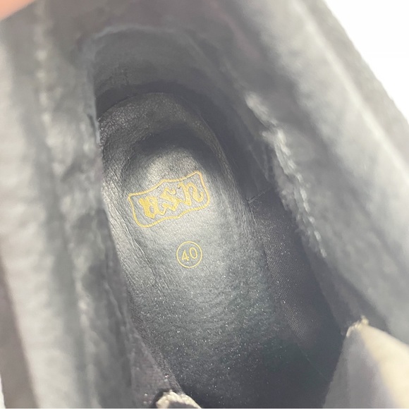 Ash Limited Bowie Wedge Sneaker Suede - Worn once - Size 40 Black Burgundy - Picture 10 of 10